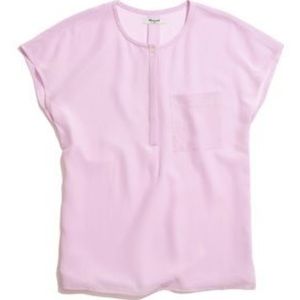 Madewell Lavender Silk Top Small
