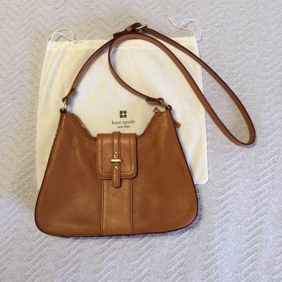 kate spade Handbags - Kate Spade Tan Leather Crossbody