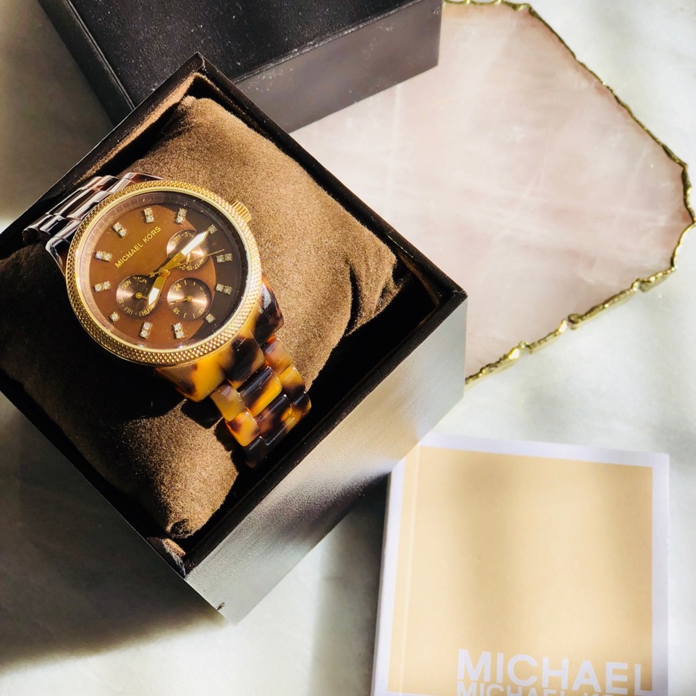 Michael Kors Tortoise Watch ⚜️