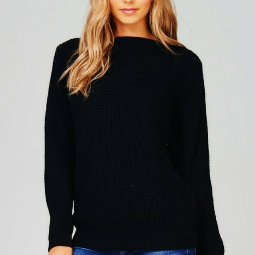 Lace up sweater - Picture 3 of 5