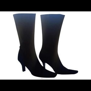 Prada calf length boots