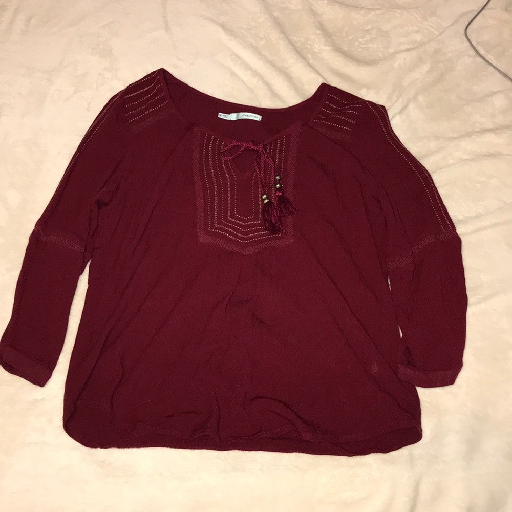 Long sleeve blouse