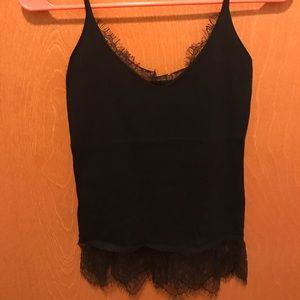 Black tank top