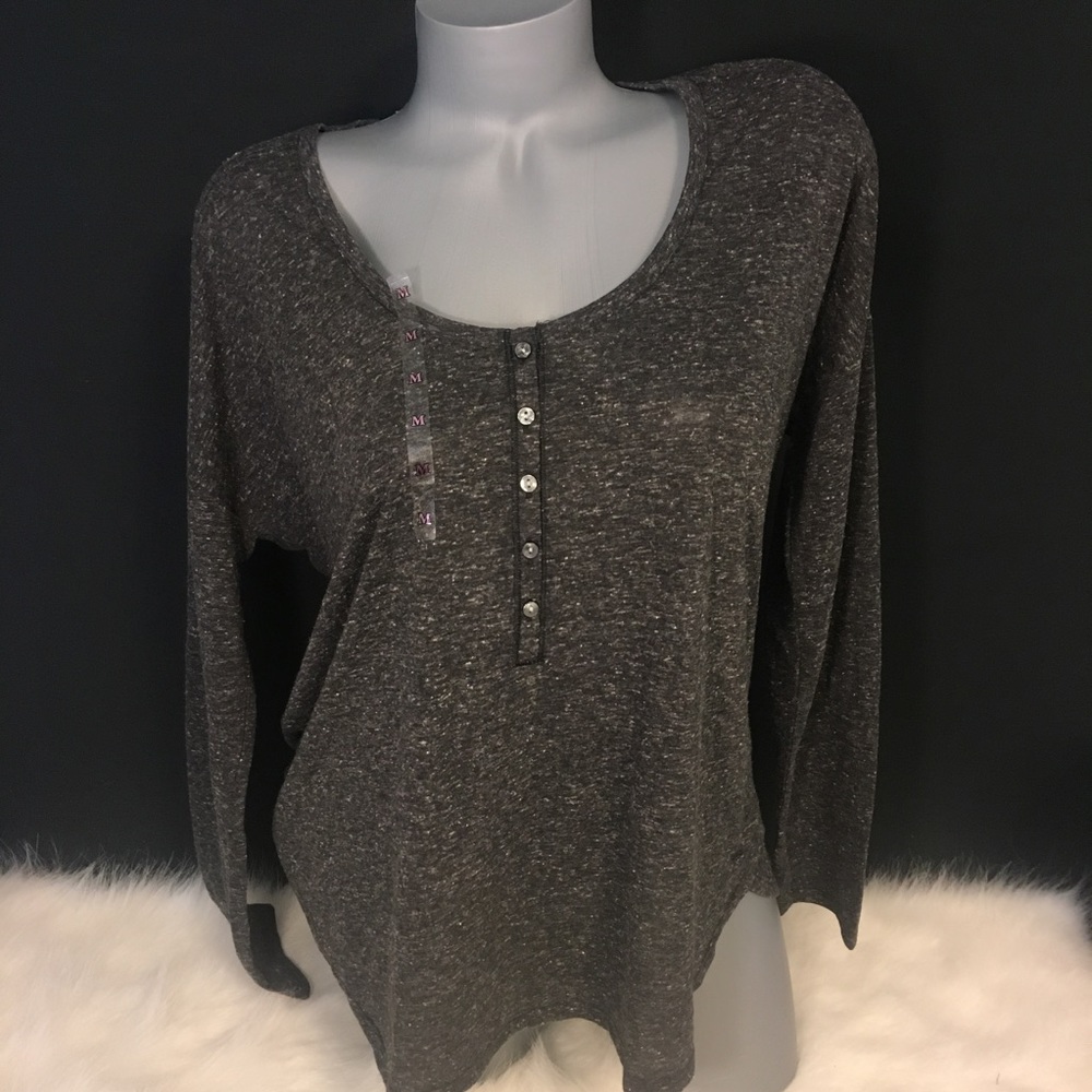 Victoria's Secret Scoop Neck Long Sleeve Shirt