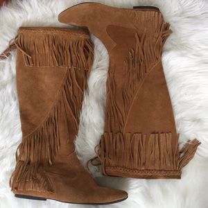 Sam eldelman fringe boots