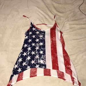 American Flag tank top