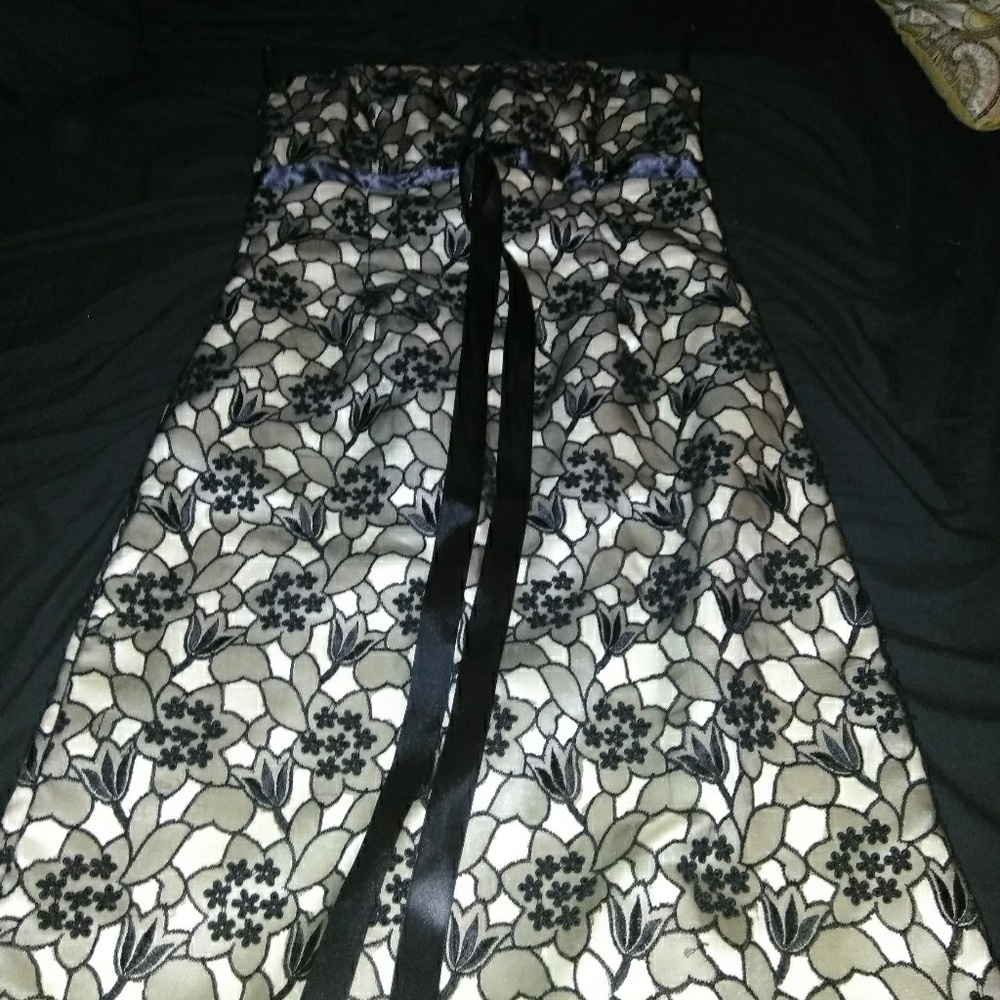 Black and white dress