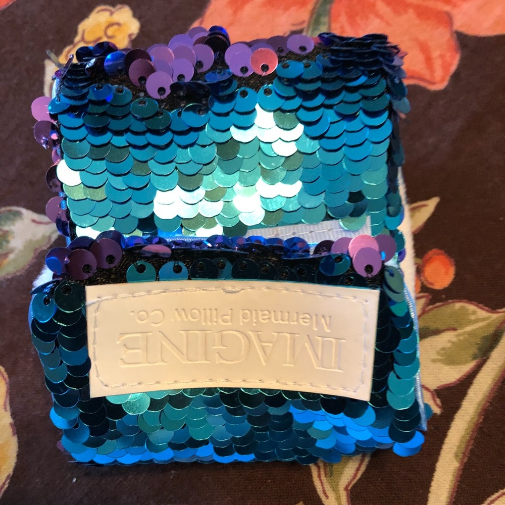 Mermaid pillow sequins multi color bracelet