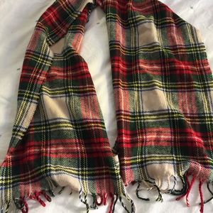 Plaid Winter scarf