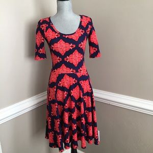 LuLaRoe Nicole dress 👗 fitted and flare