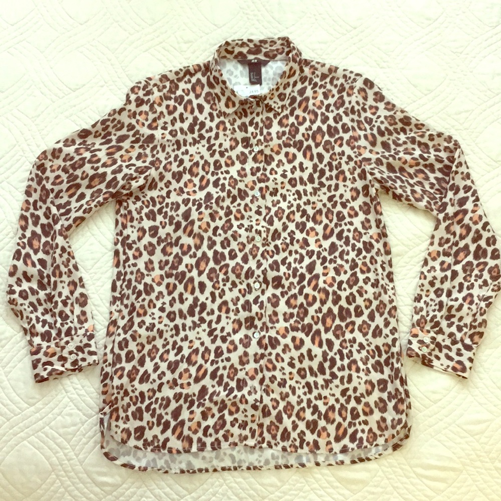 Leopard / Cheetah Print Blouse