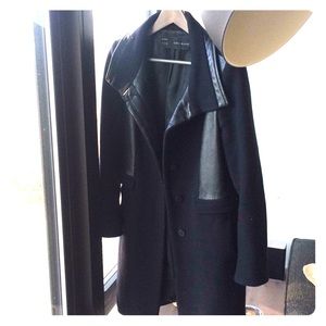 Navy Zara Coat