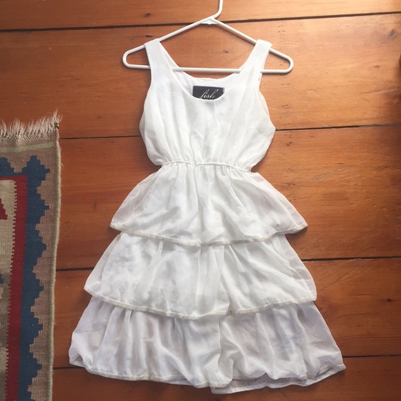 Dresses & Skirts - Layered white mini dress