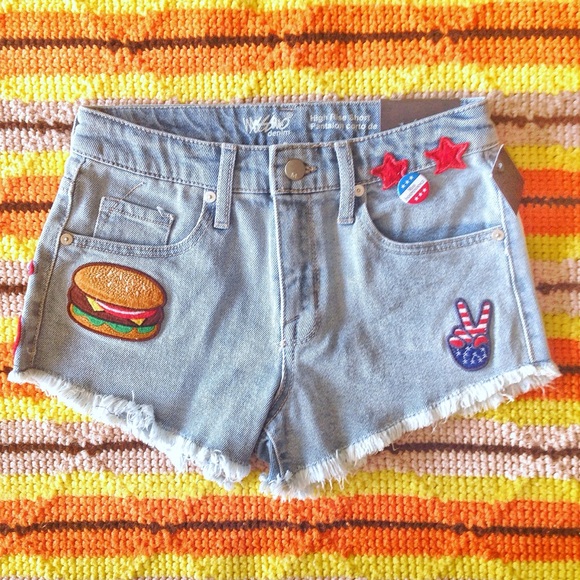 60s denim shorts