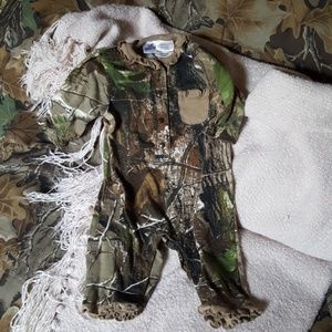Girls camouflage onesie