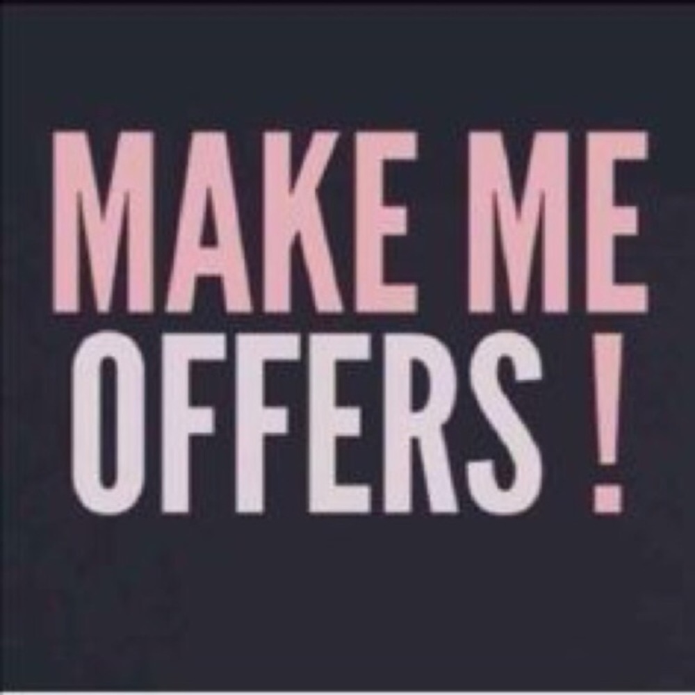 Like item but not the price? Make me an offer!