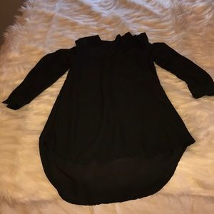 Long sleeve black dress