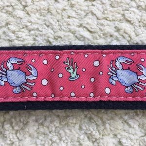 Vineyard Vines kids belt in Nantucket Red