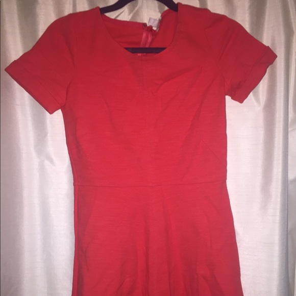 A Line Red J. Crew Dress - Picture 1 of 2