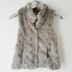 Zara Girls Faux Fur Vest