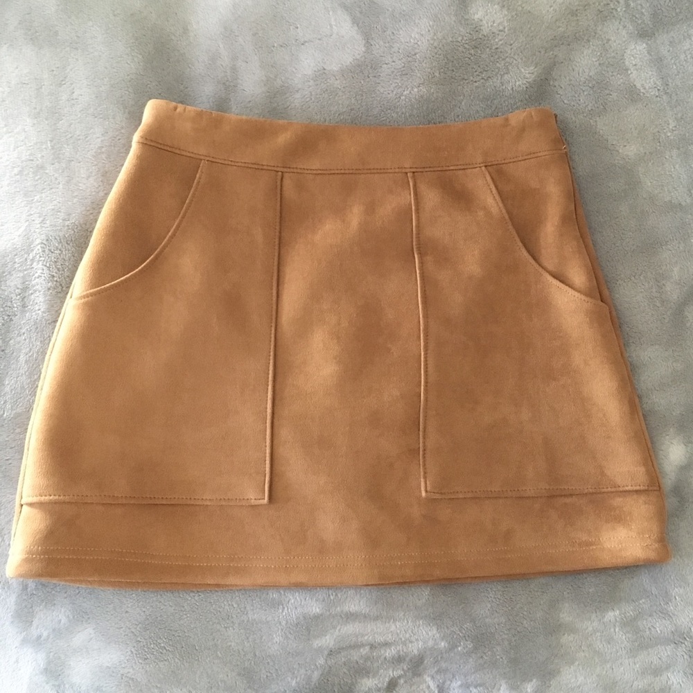 Suede Skirt