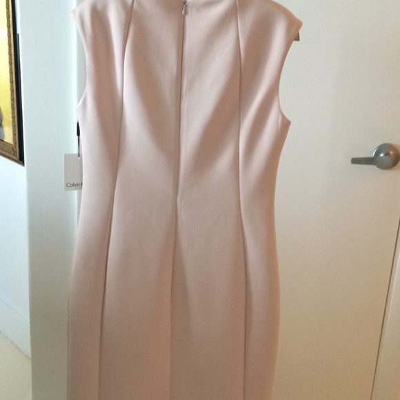 Calvin Klein pale pink blush dress - Picture 4 of 6