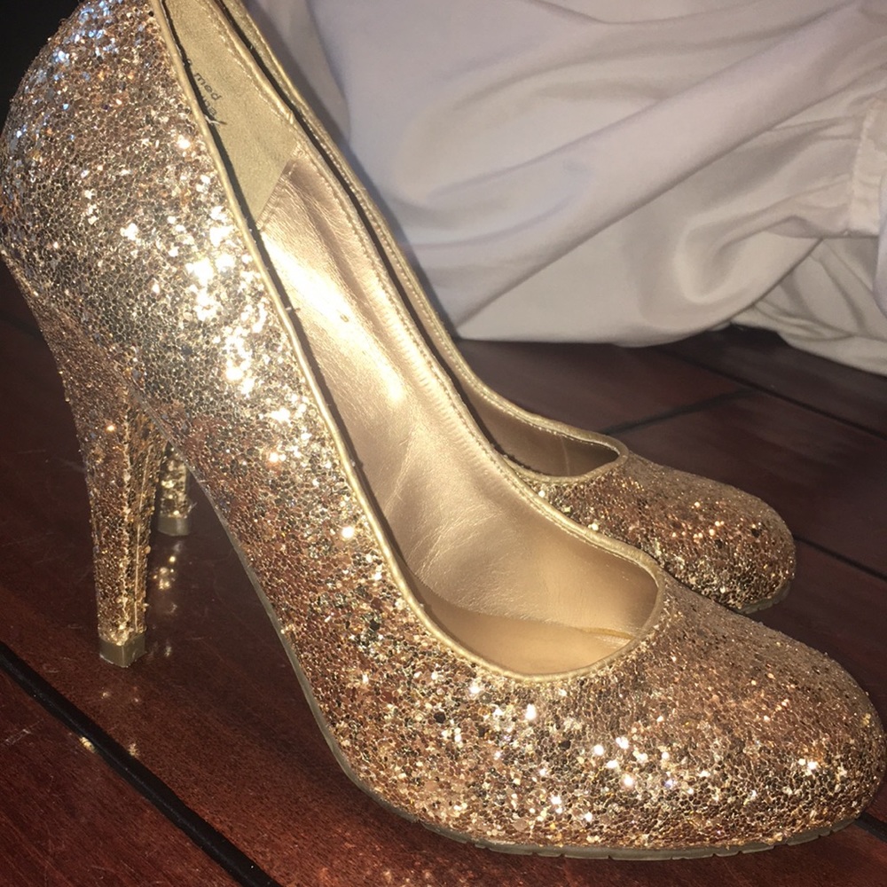 Glittery heels