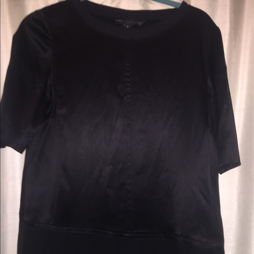 Oversized Marc Jacobs Silk Black Top