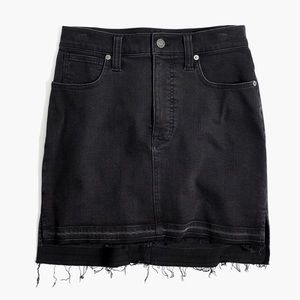 Madewell Step Hem Denim Skirt