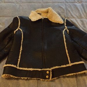 H&M 100% leather jacket