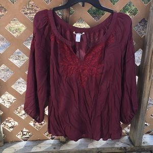 Lucky Brand Peasant Top