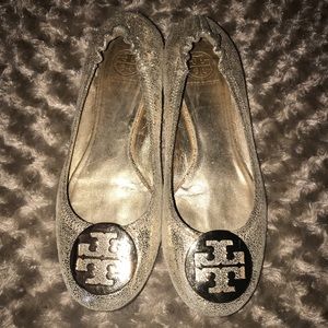 Tory Burch Shoes - Tory Burch Gold Metallic Flats Tory Burch Shoes - Tory Burch Gold Metallic Flats