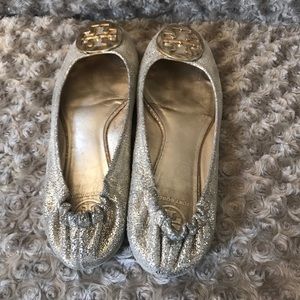 Tory Burch Shoes - Tory Burch Gold Metallic Flats Tory Burch Shoes - Tory Burch Gold Metallic Flats