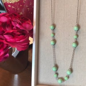 Mint & Silver Necklace