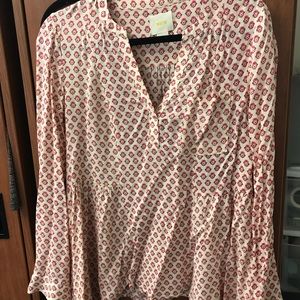 Maeve printed blouse size 6