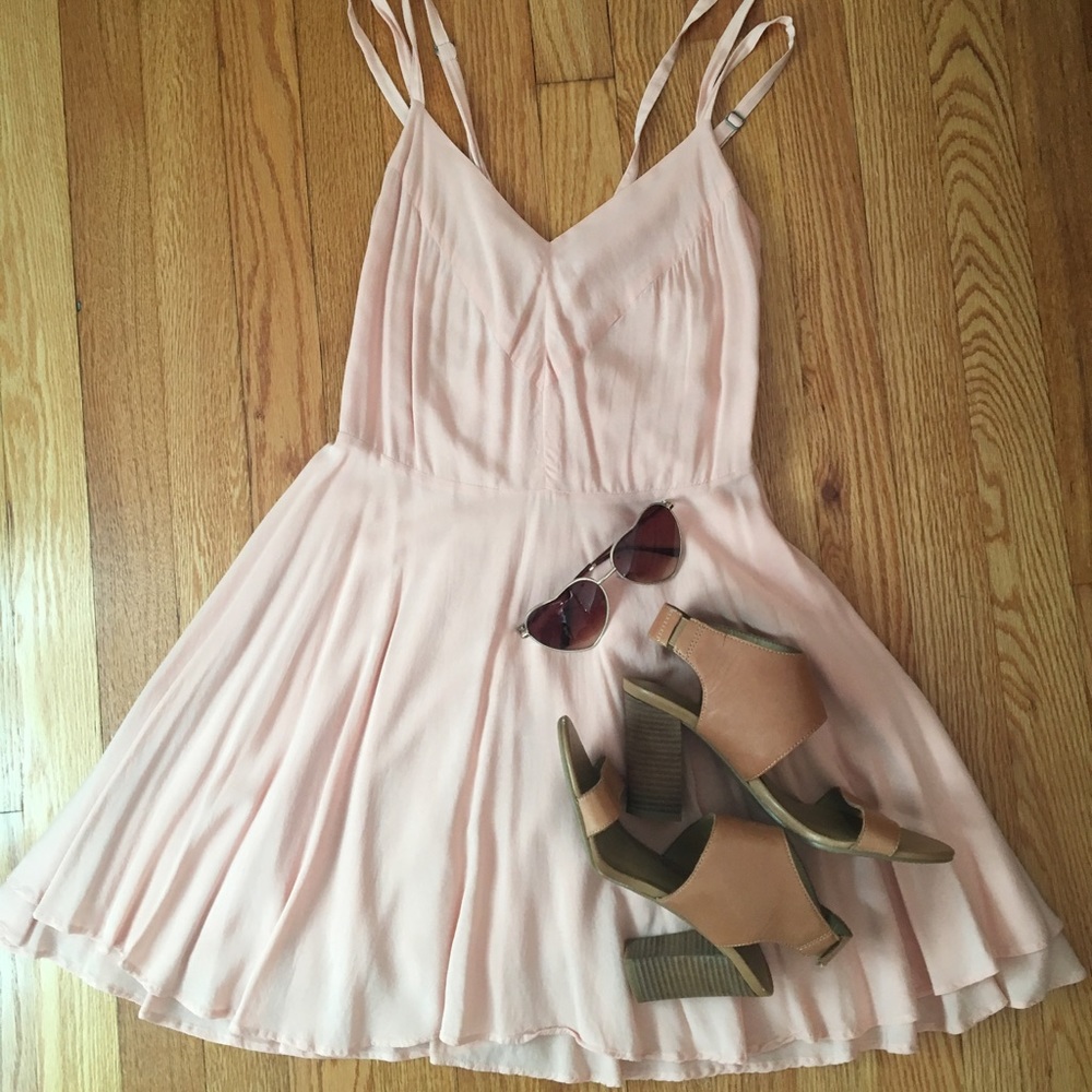 Urban Outfitters Sleeveless Pink Mini Dress