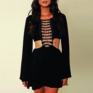 For Love and Lemons Moonlight Dress - Black - XS