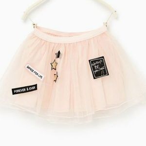 Zara Girls Tulle Skirt