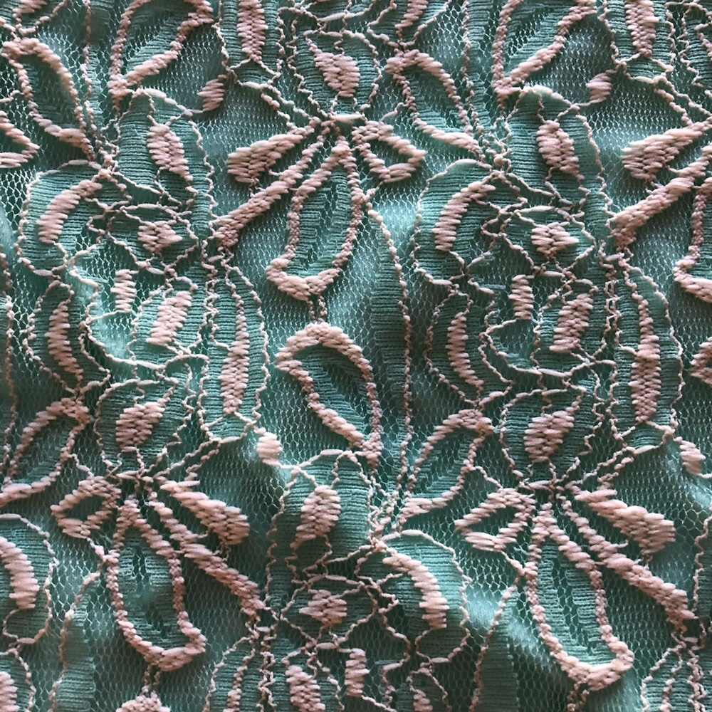 BNWT LuLaRoe Medium Mint Green Lace Lucy! - Picture 2 of 4