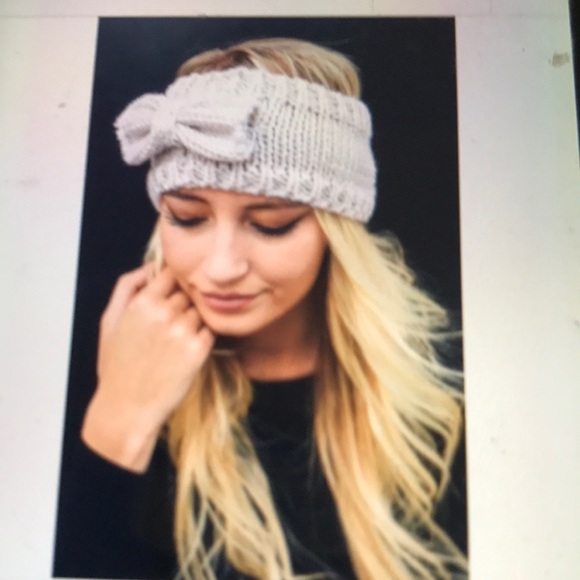 💕🌺ROSE KNITTED BOW HEAD BAND... - Picture 2 of 4