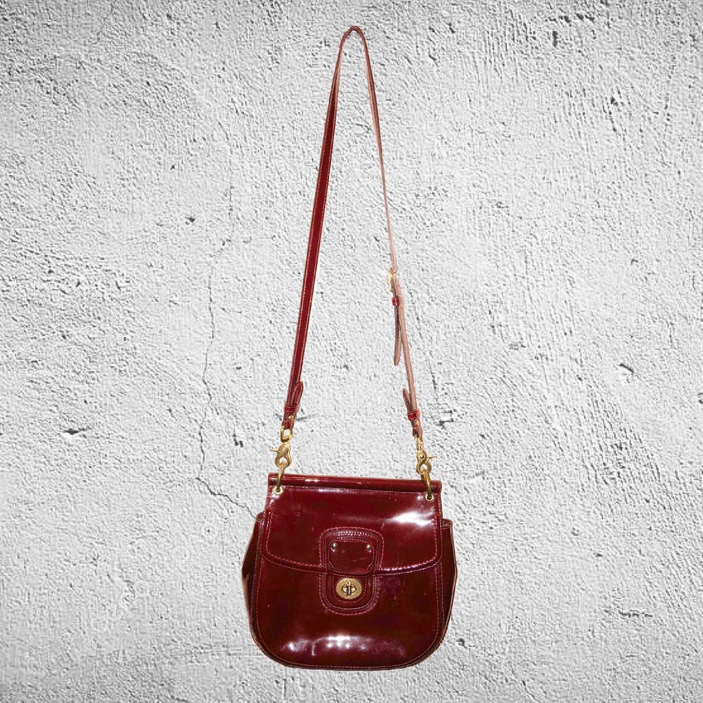 COACH Legacy Patent Leather Willis - Crimson