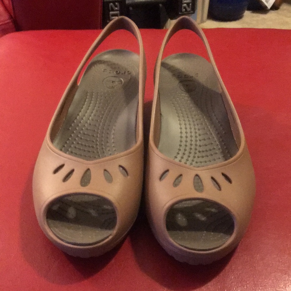 Crocs wedges - Sz 10