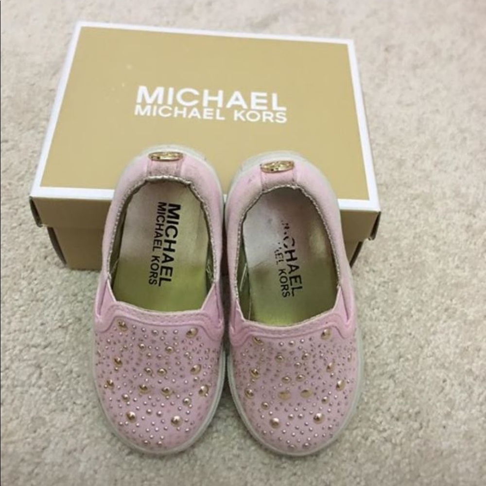 Toddler girls 6 Michael Kors Slip On Shoes