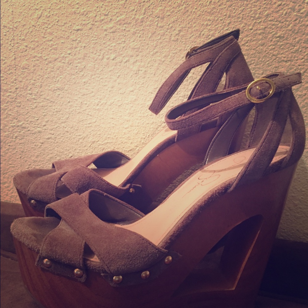 Jessica Simpson wedges