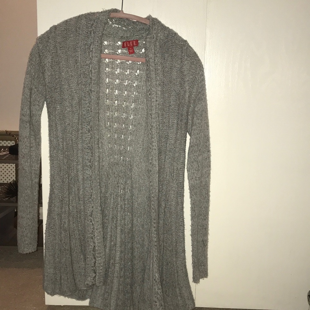 Grey long sweater