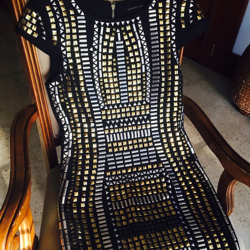 🎸Rock & Roll Studded Cocktail Dress