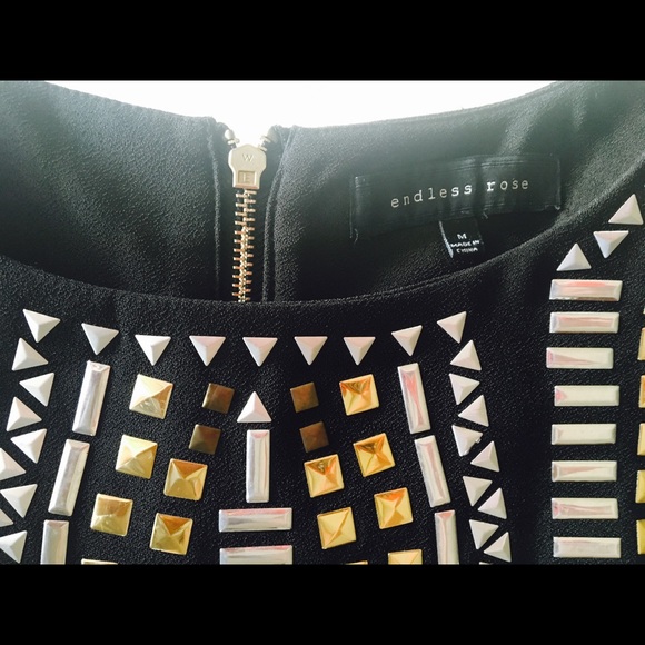 🎸Rock & Roll Studded Cocktail Dress - Picture 2 of 5