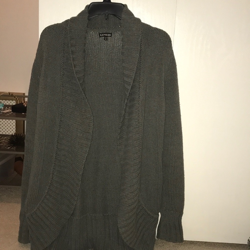 Espresso sweater with pockets
