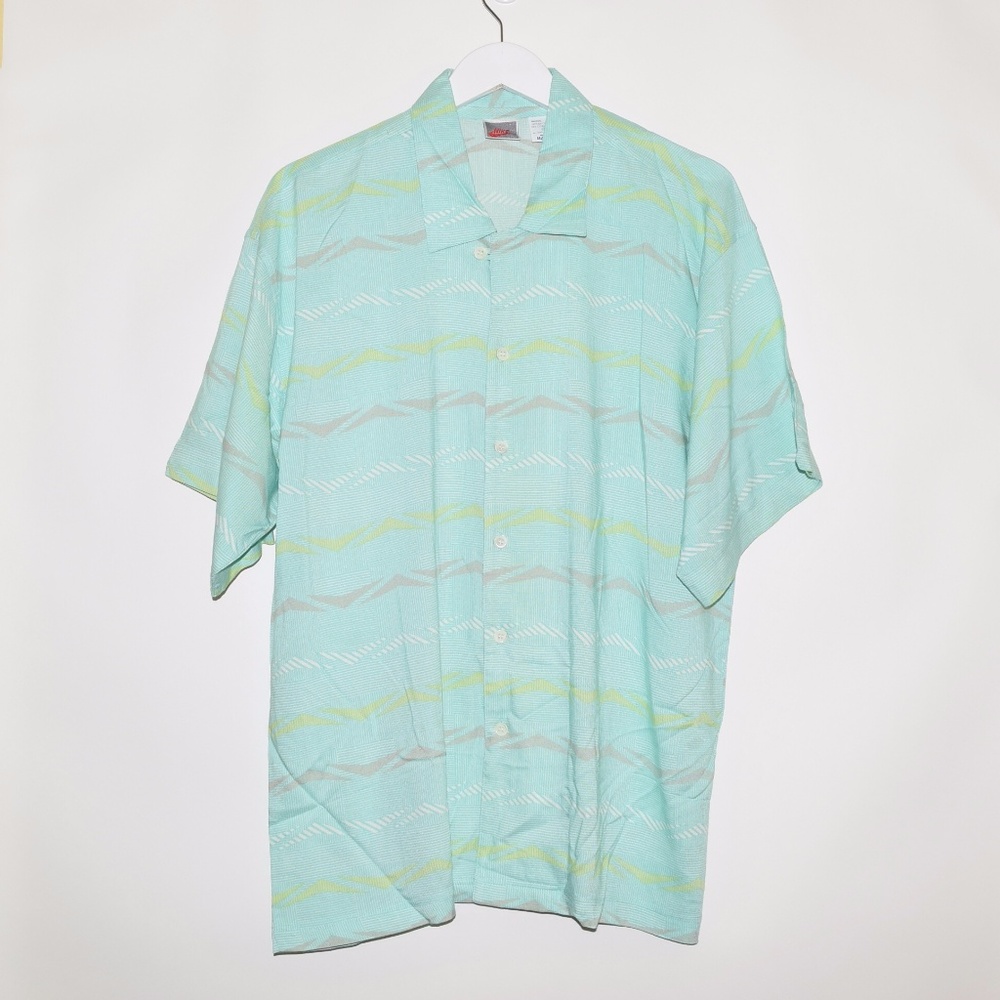 Rare 90's Vintage VTG Nike Men's Rayon Button Up