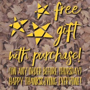 Free gift with purchase!